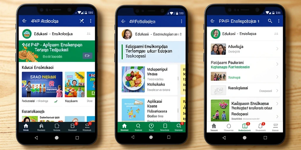 Tampilan menarik dan fungsional dari antarmuka 4P4P