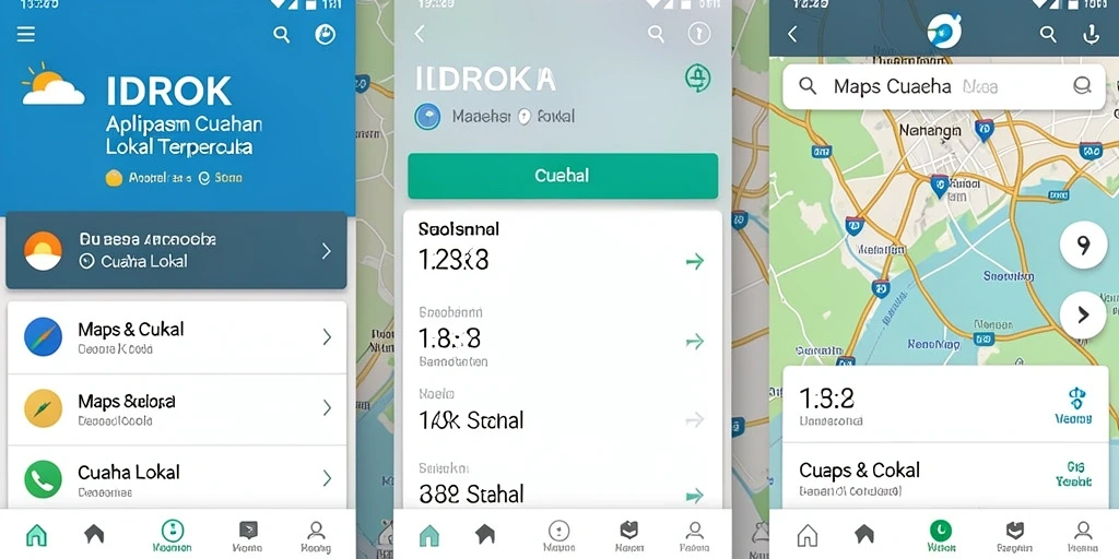 Antarmuka sederhana dan informatif dari IDROK.