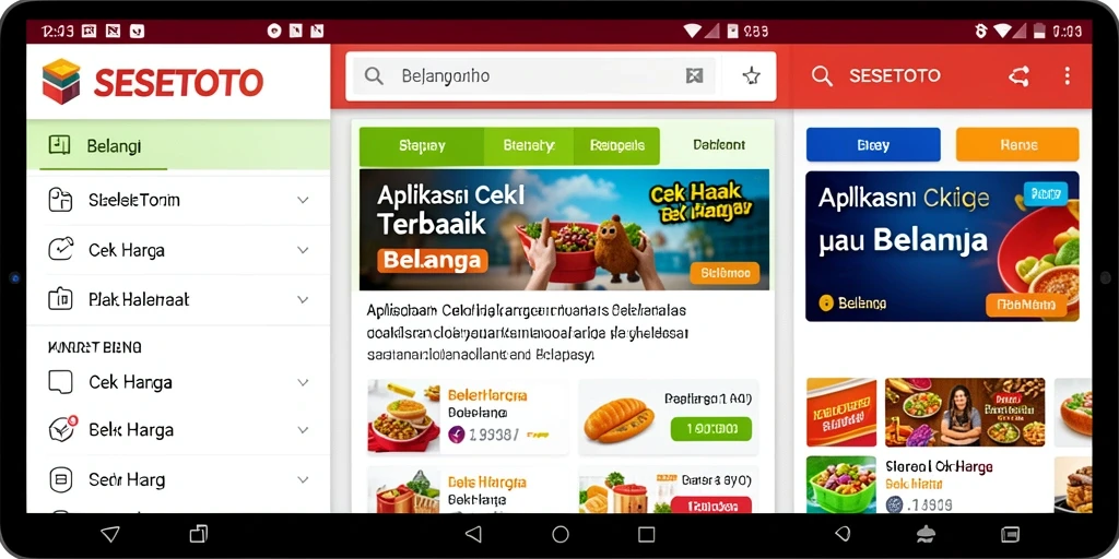 Antarmuka SESETOTO yang ramah pengguna untuk cek harga.